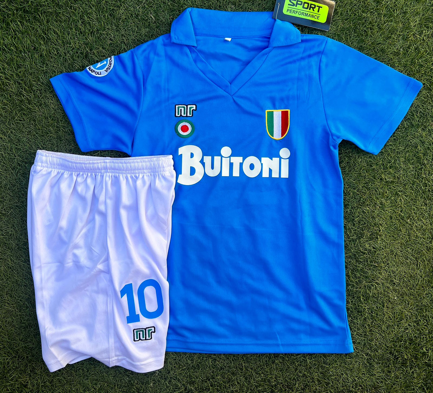 Conjunto Napoli 87/88 - Maradona - Niños
