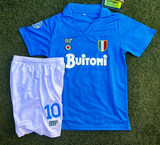 Conjunto Napoli 87/88 - Maradona - Niños