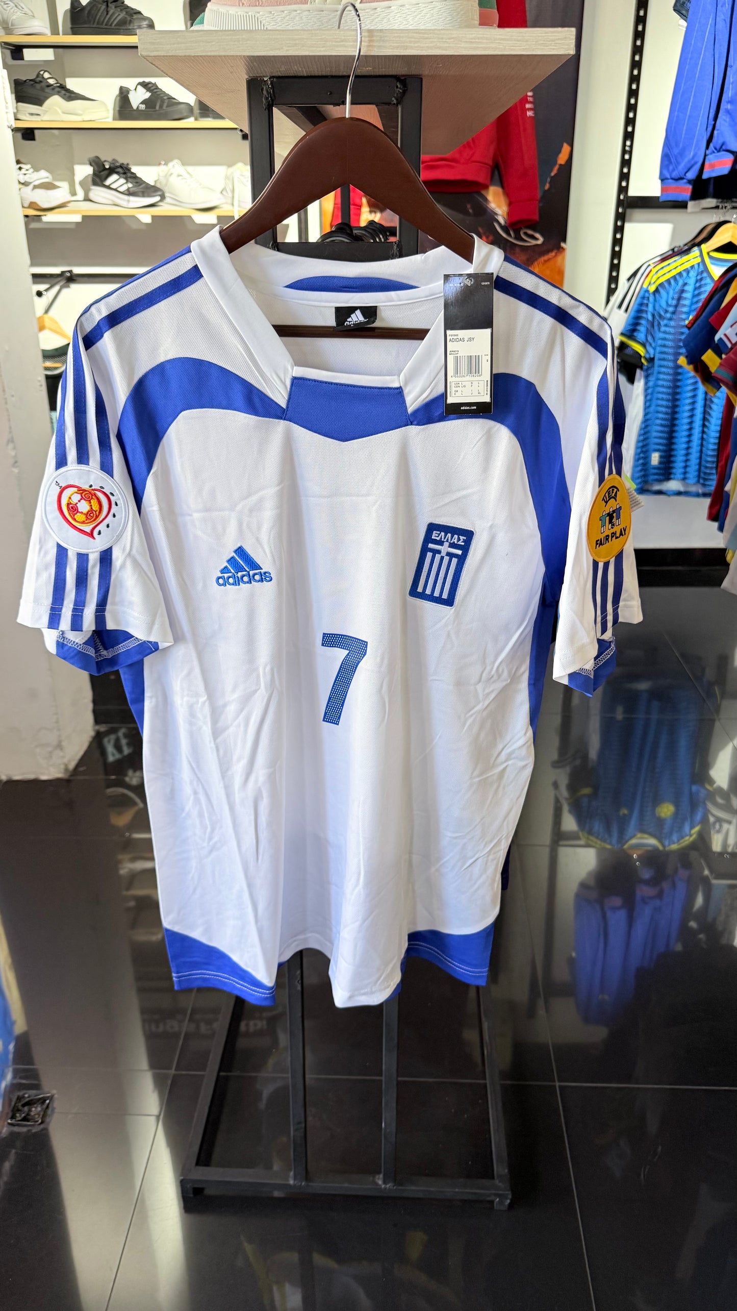 CAMISETA Grecia 2004 Retro ZAGORAKIS