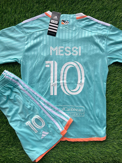 Conjunto Inter Miami 2025 - Messi - Alternativo - Niños - Oferta