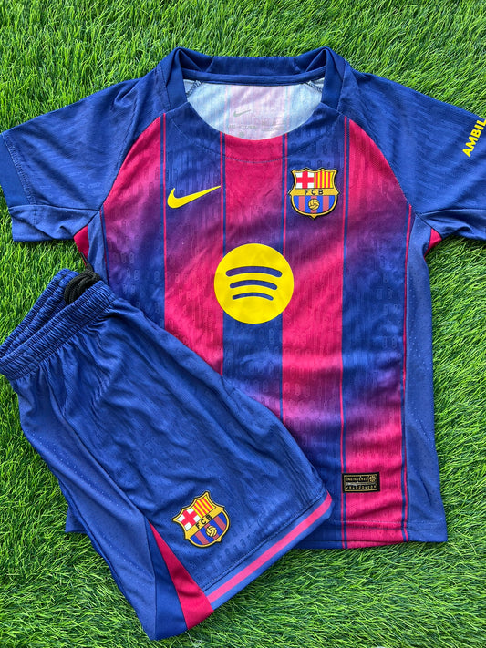 Conjunto FC Barcelona 25/26 - Version Player - Niños