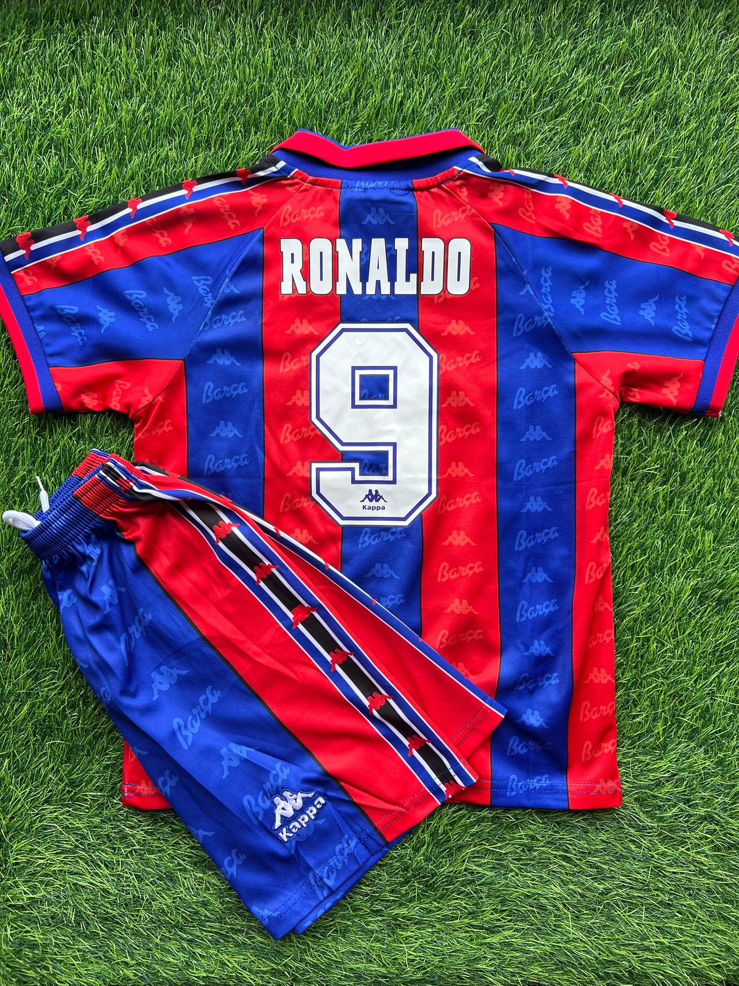 Conjunto FC Barcelona  95/97 - Retro - Niños