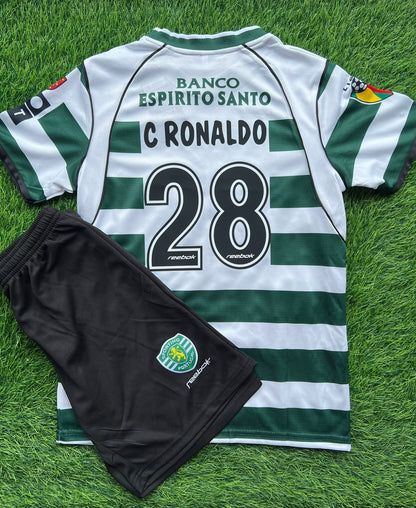 Conjunto Sporting Lisboa 01/03 - Ronaldo - Niños