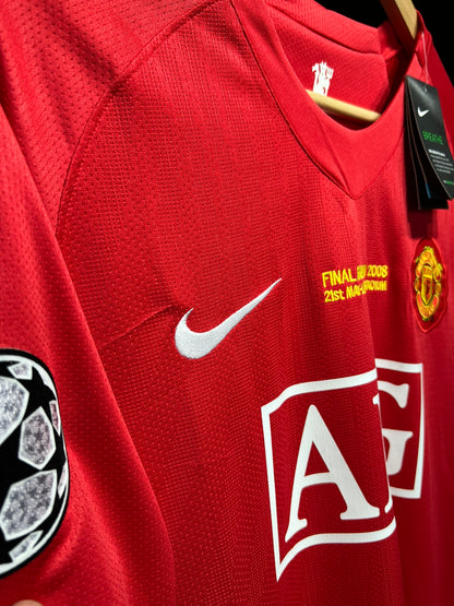 CAMISETA Manchester United 2008 - Retro - Manga Larga