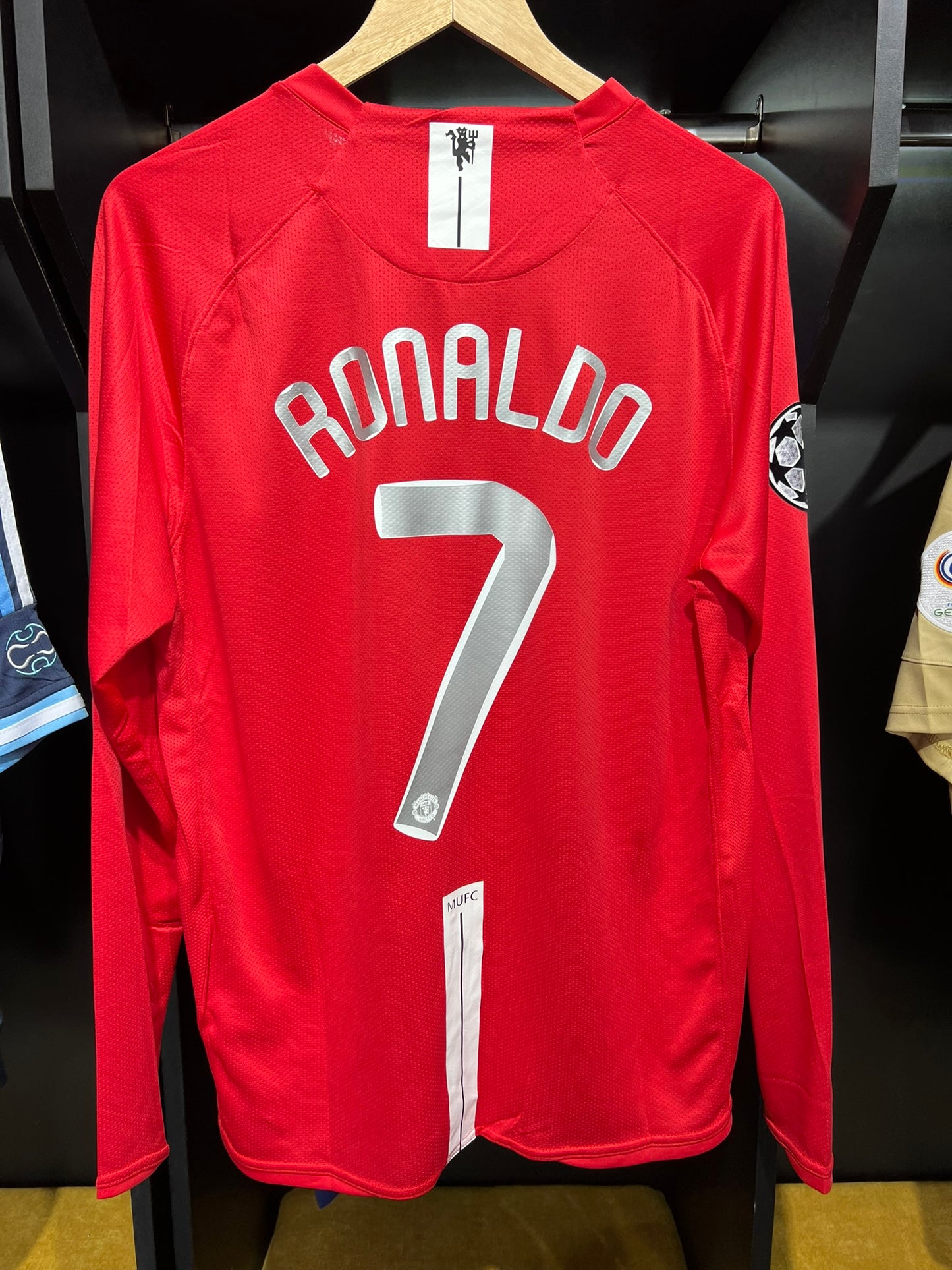 CAMISETA Manchester United 2008 - Retro - Manga Larga