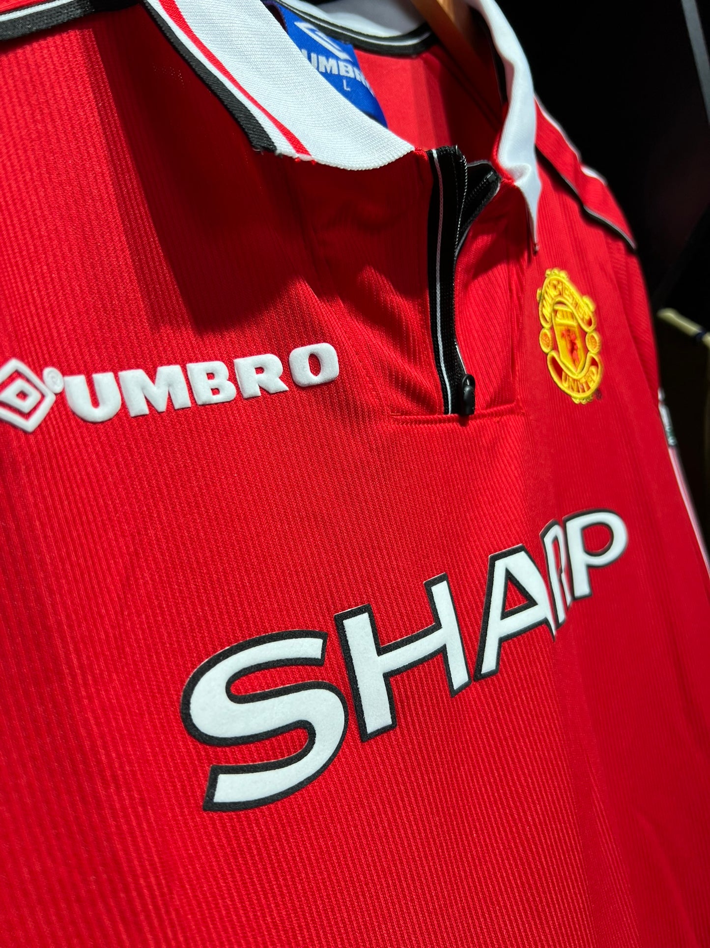 CAMISETA Machester United 98/99 - Manga Larga